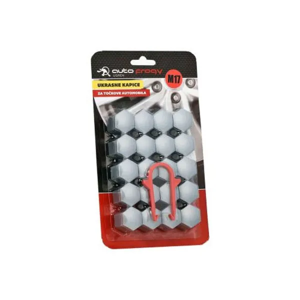 SET POKLOPACA ZA ŠRAFOVE TOCKA SIVI 20 KOM 19mm 