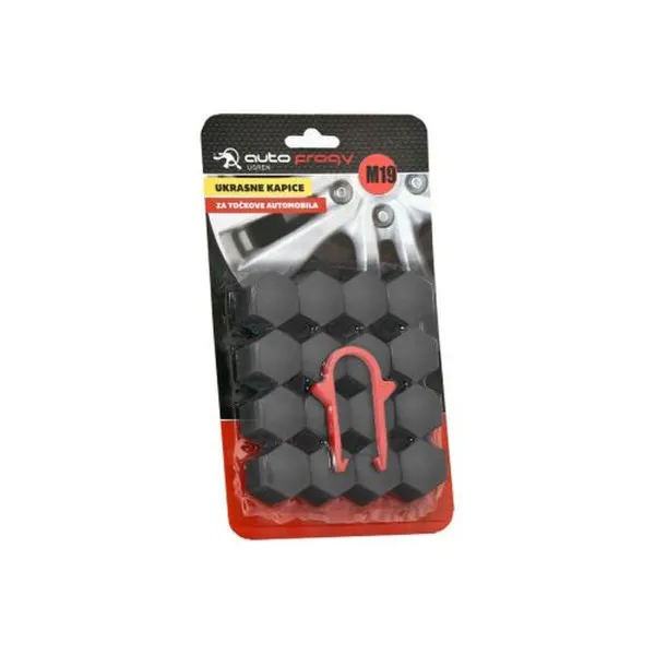 SET POKLOPACA ZA ŠRAFOVE TOCKA CRNI 16 KOM 19mm 