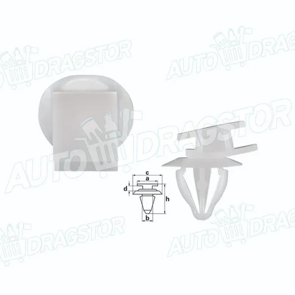 Žabica lajsne VOLVO S60 (RS), 00-09; V70 (SW), 00-07; XC70 (SW), 00-07; 