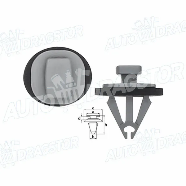 Žabica lajsne OPEL AMPERA, 11-14; ASTRA K, 15-; INSIGNIA, 17-; 