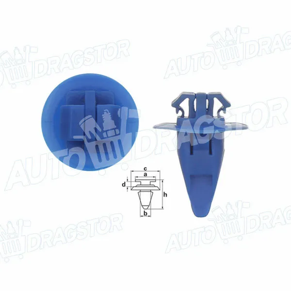 Žabica lajsne TOYOTA 4-RUNNER (_N130), 90-02; HILUX, 01-05; HILUX, 05-15; LAND CRUISER (FJ120), 03-10; RAV4 (XA30), 06-13; 