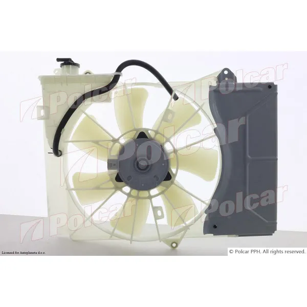 Ventilator hladnjaka sa nosačem TOYOTA YARIS (XP10), 99-06; 