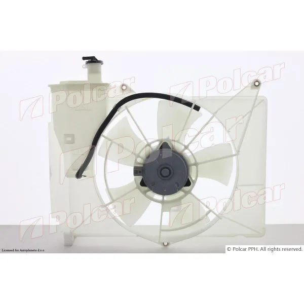 Ventilator hladnjaka sa nosačem TOYOTA YARIS (XP10), 99-06; YARIS VERSO (NCP/NLP), 99-05; 