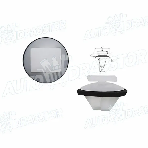 Žabica lajsne LAND ROVER RANGE ROVER (L405), 12-; RANGE ROVER EVOQUE, 11-19; RANGE ROVER SPORT, 13-; 