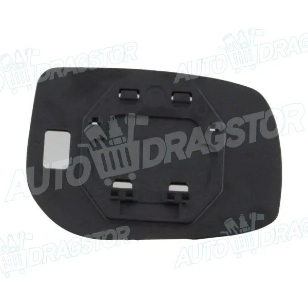 Staklo retrovizora sa nosačem TOYOTA AURIS (E15), 07-12; YARIS (XP90), 06-11; 