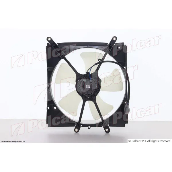 Ventilator hladnjaka sa nosačem TOYOTA COROLLA (E10), 92-97; COROLLA (E11), 97-02; 