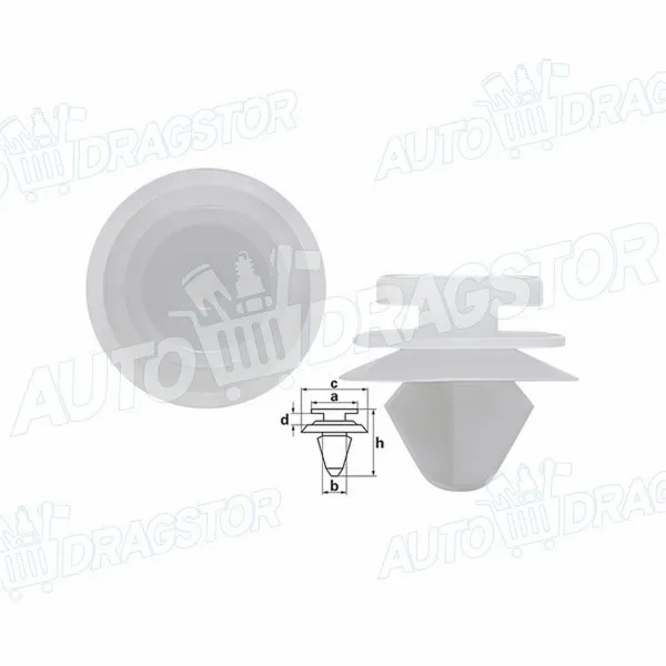 Žabica lajsne LAND ROVER RANGE ROVER (L405), 12-; RANGE ROVER EVOQUE, 11-19; RANGE ROVER SPORT, 13-; 