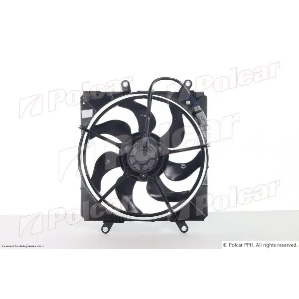 Ventilator hladnjaka sa nosačem TOYOTA AVENSIS (T22), 97-03; 