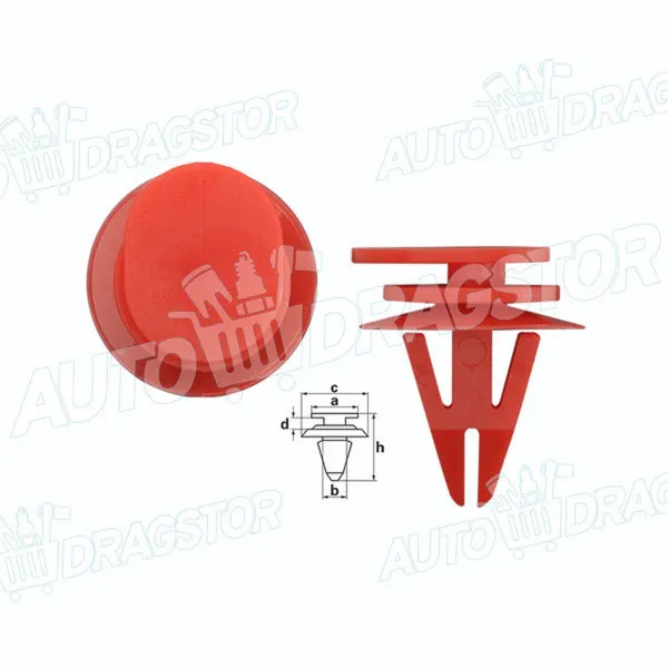 Žabica lajsne MINI COOPER (R50/52/53), 01-07; COOPER /CLUBMAN/CABRIO/ROADSTER/COUPE (R55/R56/R57/R58/R59), 07-15; ONE (R50/52), 01-07; ONE /CLUBMAN/CABRIO (R55 