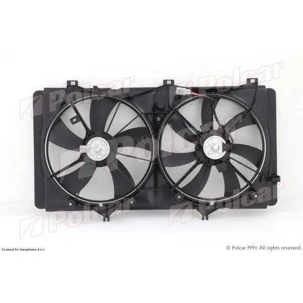 Ventilator hladnjaka sa nosačem TOYOTA CAMRY (XV40), 06-11; VENZA (GGV10/15), 08-15; 