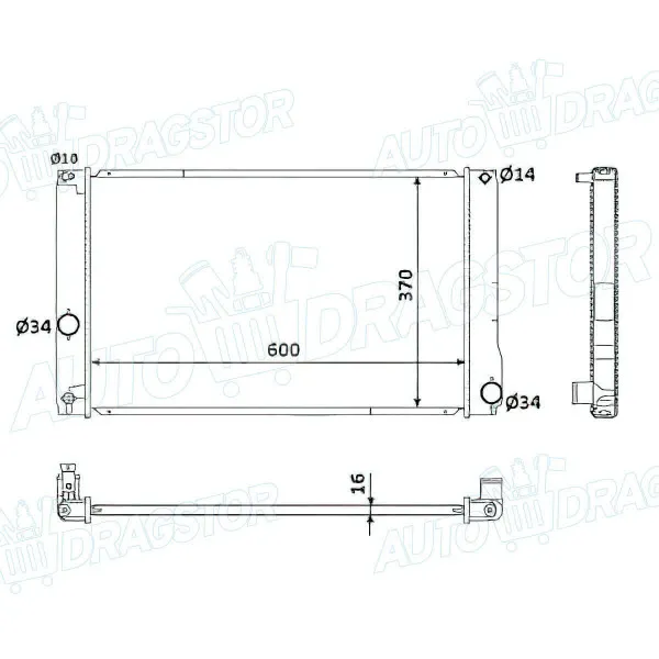 Hladnjak LEXUS, TOYOTA 