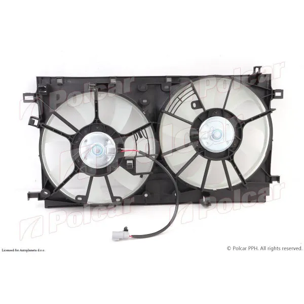 Ventilator hladnjaka sa nosačem TOYOTA COROLLA (E21), 18-; PRIUS (XW50), 16-; 