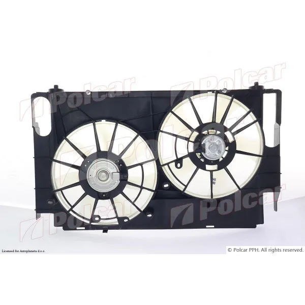Ventilator hladnjaka sa nosačem TOYOTA RAV4 (XA40), 13-18; 