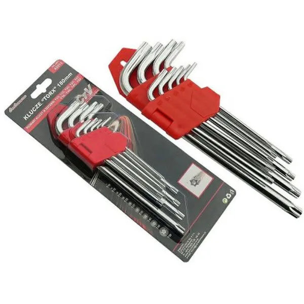 SET TORX KLJUČEVA 9KOM  190MM T10-T50 