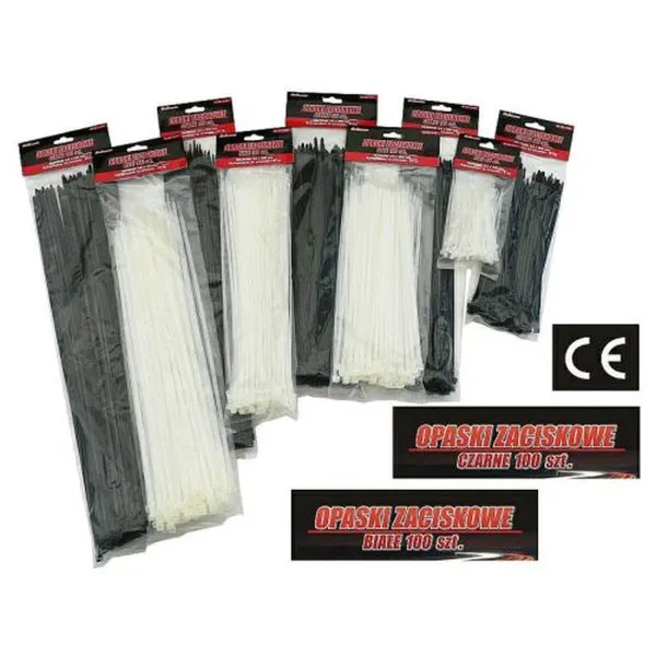 PLASTIČNE VEZICE CRNE 450/7.5 100KOM 