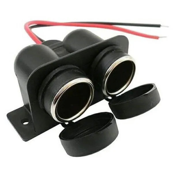 UTIČNICA ZA UPALJAČ 12/24V SA 2 IZLAZA ZA UPALJAČ 