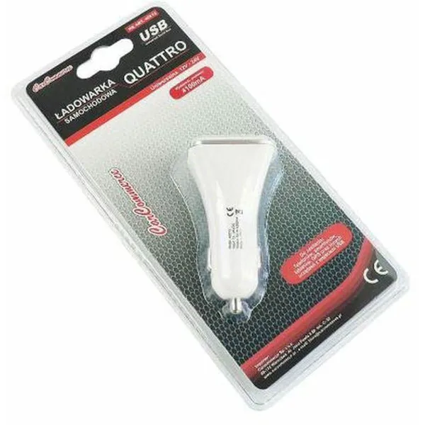 PUNJAC ZA VOZILO 12/24V, 4,2A SA 4 USB ULAZA 