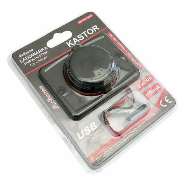 PUNJAC ZA VOZILO 12/24V, 3,1A SA 2 USB ULAZA 