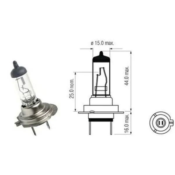 SIJALICA 12V H7 55W PX 26D 