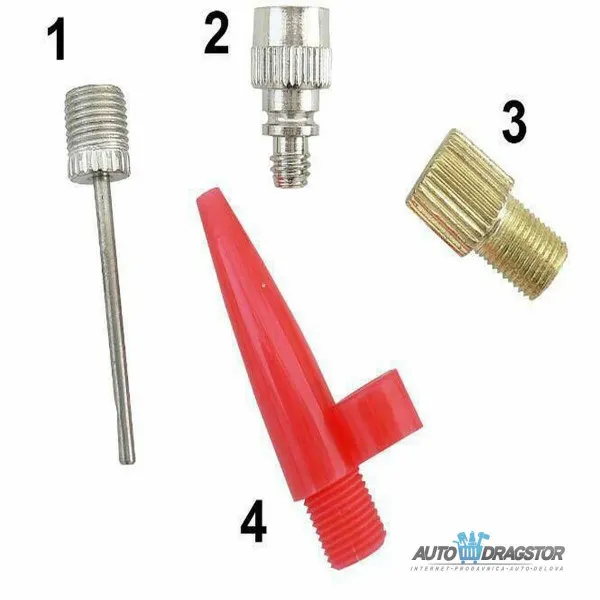 SET ADAPTERA ZA PUMPANJE GUMA 