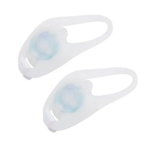 SET SILIKONSKIH SVETALA ZA BICIKL – PREDNJE I ZADNJE BELO 