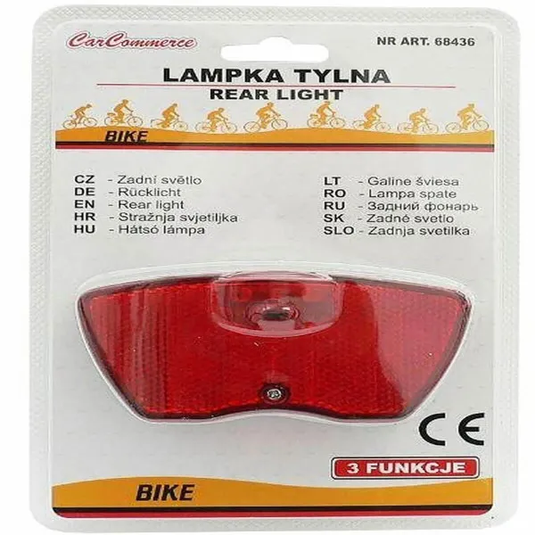 ZADNJA LAMPA ZA BICIKL, 3 LED 