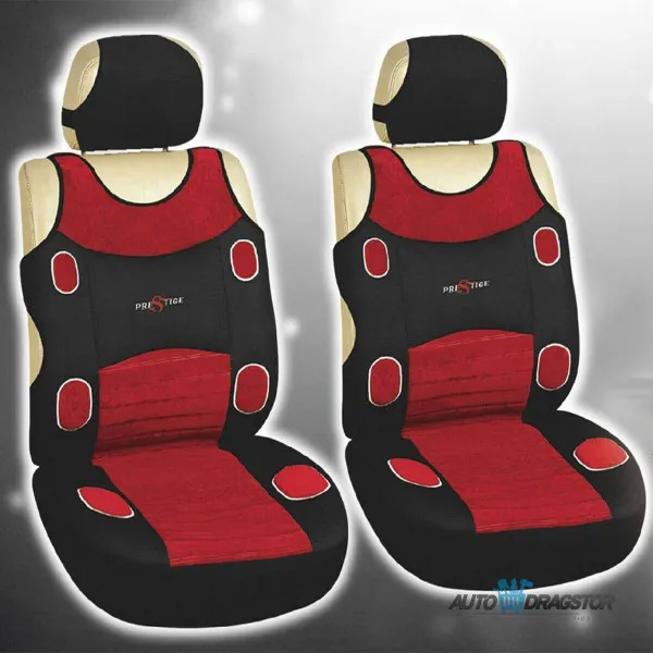 AUTOPRESVLAKE UNIVERZALNE 2KOM CRVENO CRNE 