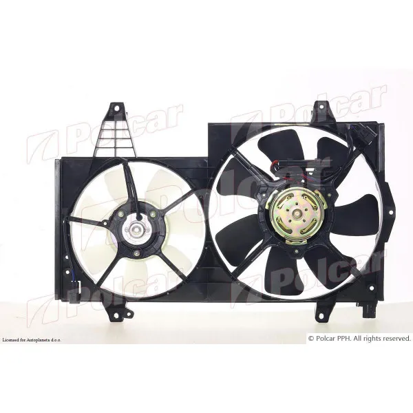 Ventilator hladnjaka sa nosačem VOLVO S40 (VS), 95-03; V40 (VW), 95-03; 