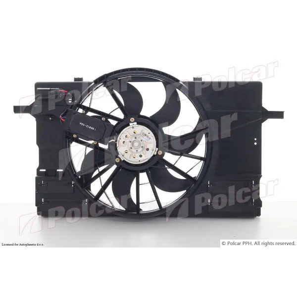 Ventilator hladnjaka sa nosačem VOLVO C30, 06-13; C70, 06-13; S40 (MS), 04-12; V50 (MW), 04-12; 