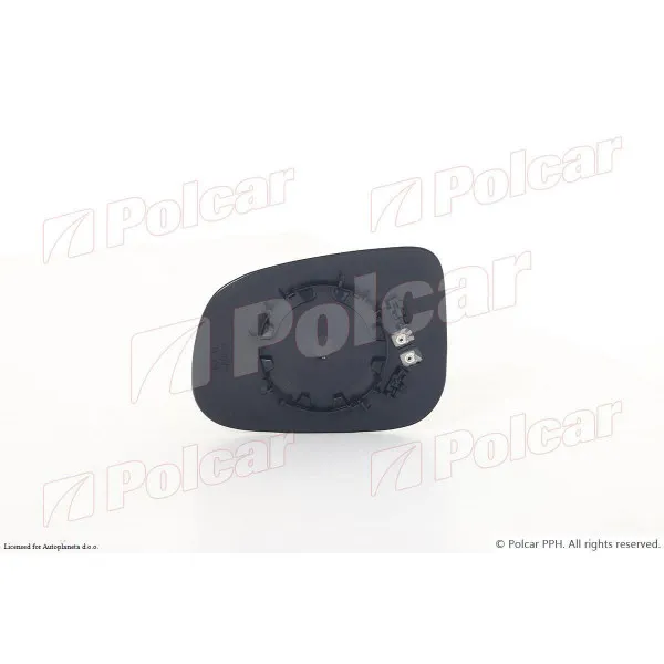 Staklo retrovizora sa nosačem VOLVO S60 (RS), 00-09; S80 (AS), 06-16; V70 (BW), 07-16; 