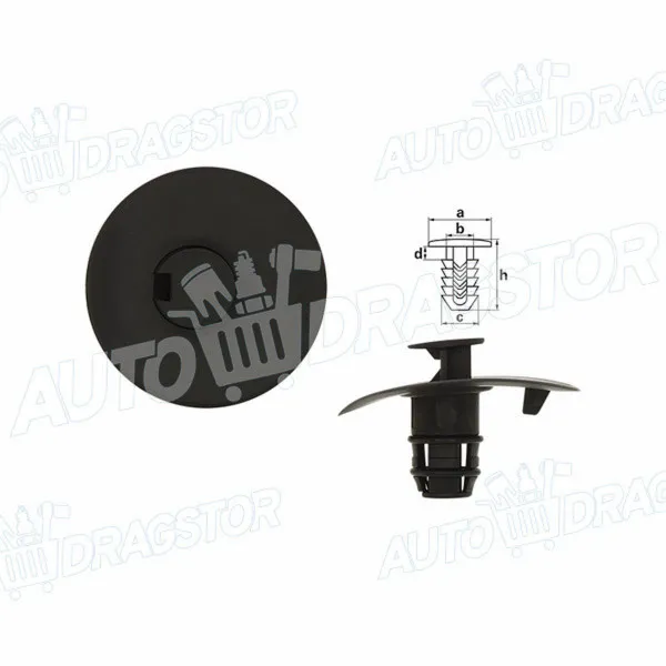 Čep MERCEDES C-KLASSE (W202), 93-01; CLK-KLASSE (C208), 97-03; E-KLASSE (W210), 95-03; 