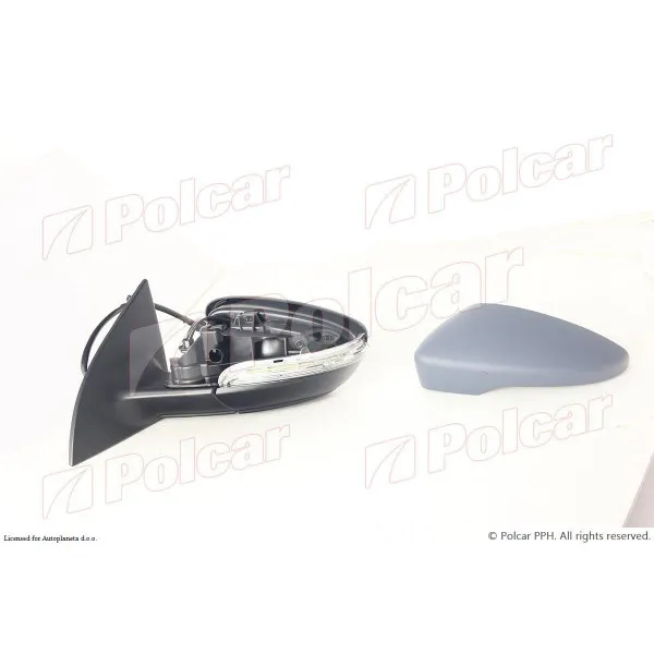 Retrovizor na vratima VOLKSWAGEN SCIROCCO (Typ 13), 08-; 