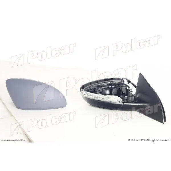 Retrovizor na vratima VOLKSWAGEN SCIROCCO (Typ 13), 08-; 