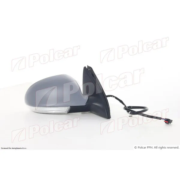 Retrovizor na vratima VOLKSWAGEN GOLF V (1K), 03-10; GOLF VI (5K), 08-13; JETTA (1K5/1KM), 05-10; 