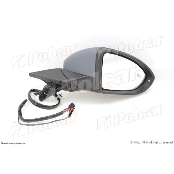 Retrovizor na vratima VOLKSWAGEN GOLF VII (5G), 12-; GOLF VIII, 20-; 