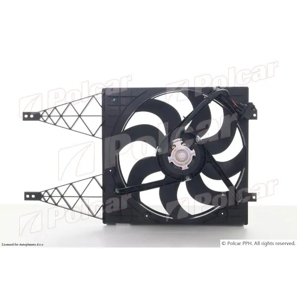 Ventilator hladnjaka sa nosačem SEAT, SKODA, VOLKSWAGEN 