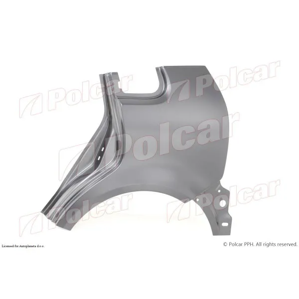 Zadnje krilo VOLKSWAGEN POLO (9N), 01-09; 