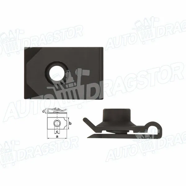 Žabica podkrila TOYOTA 4-RUNNER (_N130), 90-02; CAMRY (SXV10/VCV10), 91-96; CARINA E, 92-97; CARINA II (T15/T17), 83-92; CELICA (T20), 94-99; COROLLA (E10), 92 