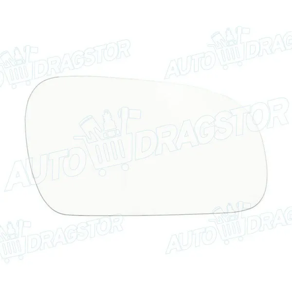 Staklo retrovizora sa nosačem VOLKSWAGEN FOX (5Z1), 05-; 