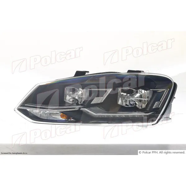 Far VOLKSWAGEN POLO (6R), 09-17; 