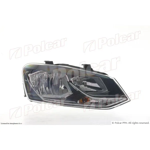 Far VOLKSWAGEN POLO (6R), 09-17; 