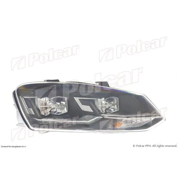 Far VOLKSWAGEN POLO (6R), 09-17; 