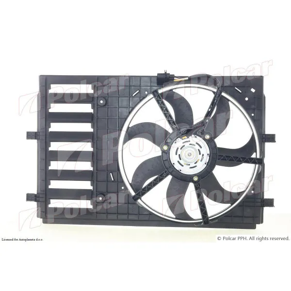 Ventilator hladnjaka sa nosačem AUDI, SEAT, SKODA, VOLKSWAGEN 
