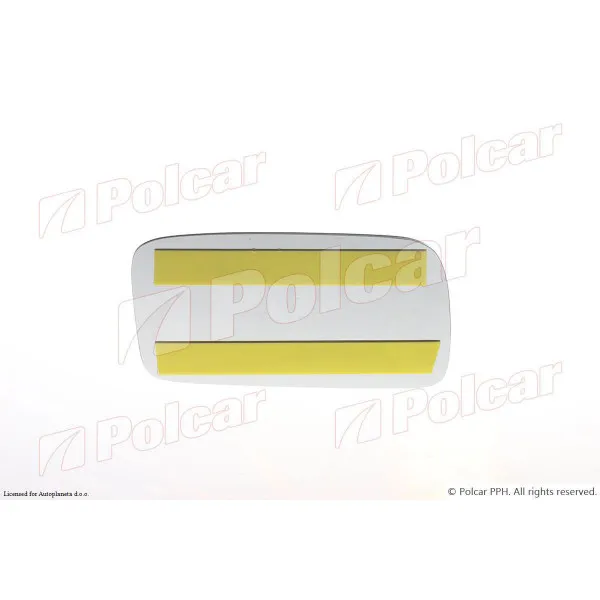 Staklo retrovizora VOLKSWAGEN GOLF II (19E/1G), 83-92; JETTA (16E/19E /1G2), 84-92; 