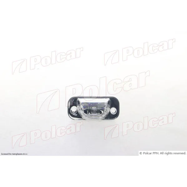 Svetlo registarske tablice VOLKSWAGEN GOLF II (19E/1G), 83-92; 