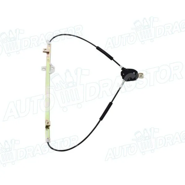 Ručni podizač stakla VOLKSWAGEN GOLF II (19E/1G), 83-92; JETTA (16E/19E /1G2), 84-92; PASSAT (B2/32B), 80-88; POLO (86C), 81-94; SANTANA (B2/32B), 80-88; 