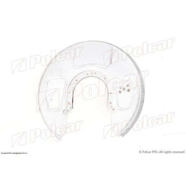 Anker platna-štitnik kočnica VOLKSWAGEN SHARAN (7M), 95-10; 