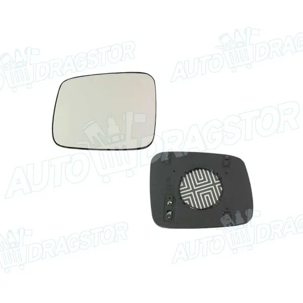 Staklo retrovizora sa nosačem VOLKSWAGEN CARAVELLE (T4), 90-03; TRANSPORTER (T4), 90-03; 