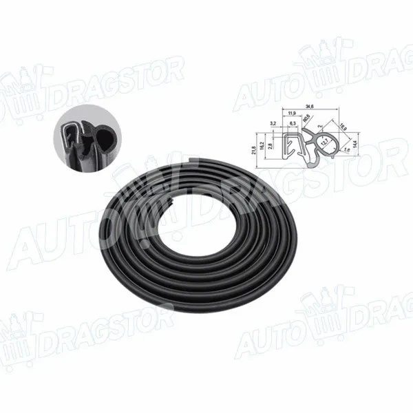 Keder vrata VOLKSWAGEN CARAVELLE (T4), 90-03; TRANSPORTER (T4), 90-03; 