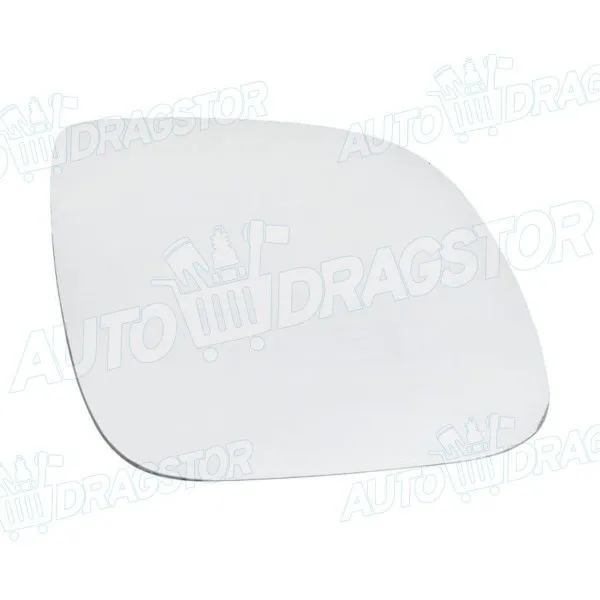 Staklo retrovizora sa nosačem VOLKSWAGEN AMAROK (N817), 10-; MULTIVAN (7H/T5), 03-15; MULTIVAN (T6), 16-; TRANSPORTER (7H/T5), 03-15; TRANSPORTER (T6), 15-; 